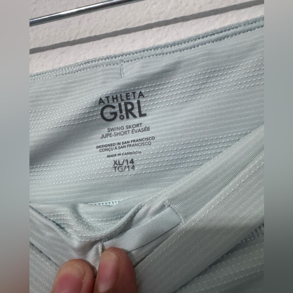 Athleta Ruffle Tennis Golf Skirt Swagger Skort - Picture 3 of 6
